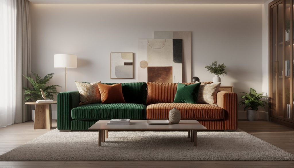 Canapé velours côtelé : comment choisir le style parfait pour votre salon découvrez comment choisir le canapé en velours côtelé idéal pour sublimer le style de votre salon avec confort et élégance.