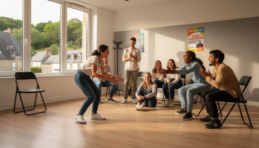 le pépite club, nouvelle pépinière de talents proche de dinan, propose ses premiers stages d’improvisation théâtrale pour révéler votre créativité et oser sur scène.