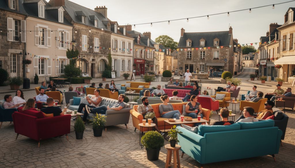 Locminé : le Festival du sofa séduit avec un succès éclatant découvrez le festival du sofa à locminé, un événement convivial et dynamique qui a rencontré un succès éclatant, réunissant artistes et visiteurs dans une ambiance festive et chaleureuse.