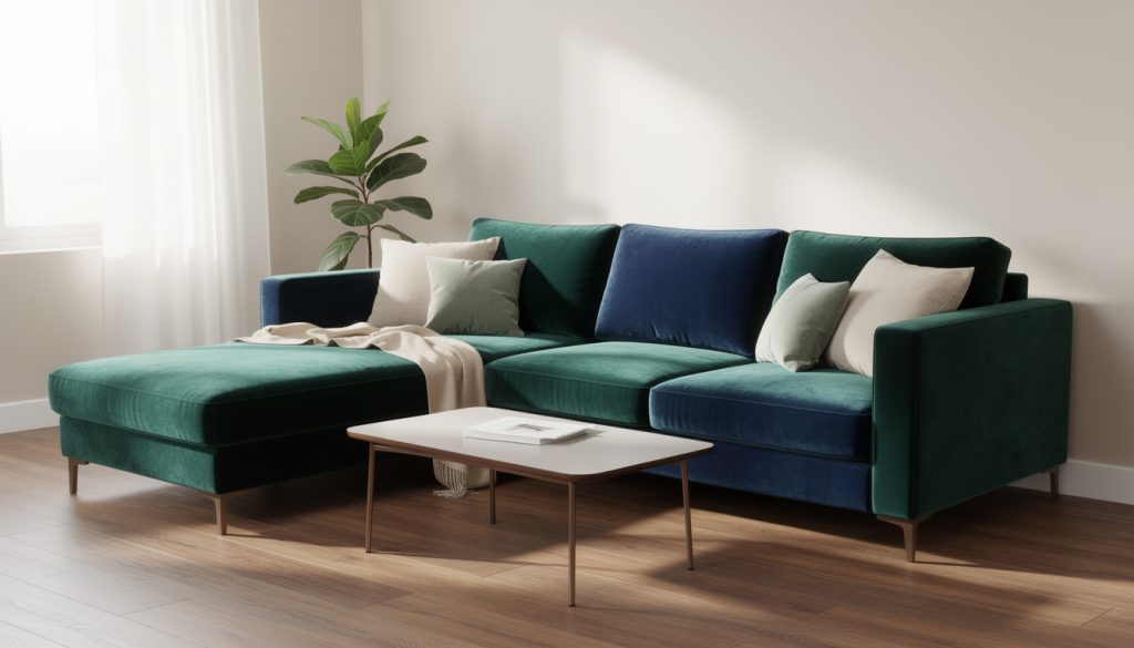 À ne pas manquer : ce canapé d’angle en velours à moins de 600 € en promo exclusive sur Cdiscount découvrez ce canapé d'angle en velours à moins de 600 € en promotion exclusive sur cdiscount. élégant, confortable et abordable, ne manquez pas cette offre exceptionnelle pour sublimer votre salon.