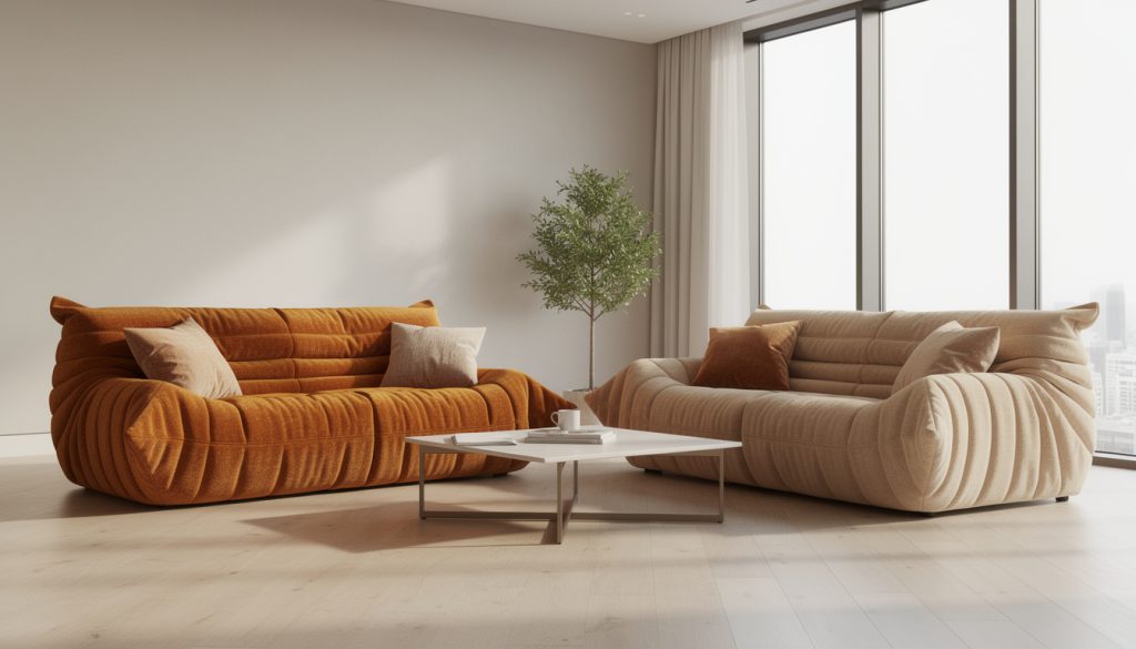 Adieu le canapé Togo à 3800€ : découvrez ce modèle Lidl à 149€ qui recrée le style emblématique à prix mini découvrez le canapé style togo à seulement 149€ chez lidl, une alternative économique au modèle original à 3800€. style emblématique à prix mini pour un salon tendance.