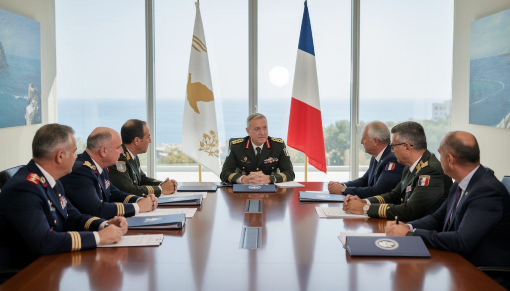 analyse détaillée de l’accord sofa entre chypre et la france, explorant ses implications stratégiques et la coopération militaire conjointe entre les deux pays.