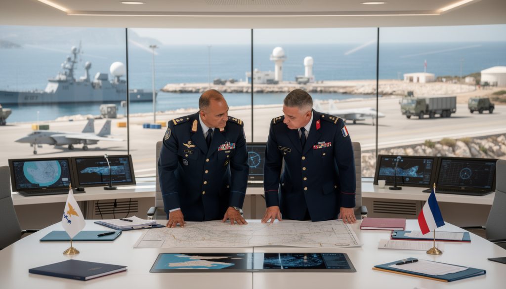 analyse détaillée de l’accord sofa entre chypre et la france, explorant les modalités de la cohabitation des forces armées sur le territoire chypriote.