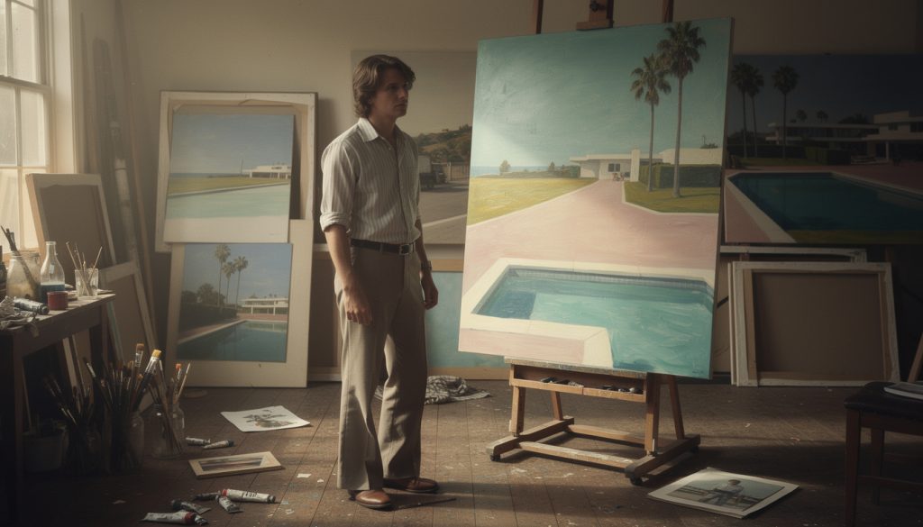 découvrez le rôle crucial de peter schlesinger, le véritable muse derrière l'œuvre emblématique « a bigger ... » de david hockney, à l'occasion du décès de l'artiste.
