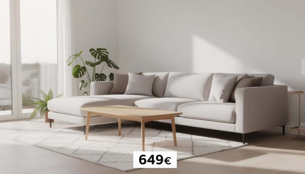découvrez ce modèle ikea à 649€ au design élégant qui remplace le canapé d'angle traditionnel, une pièce idéale pour les amateurs de décoration moderne.